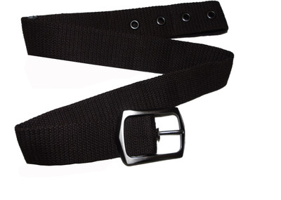 

ADPAAR Men & Women Casual Black Nylon Belt