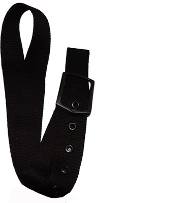 

ADPAAR Men & Women Casual Black Nylon Belt