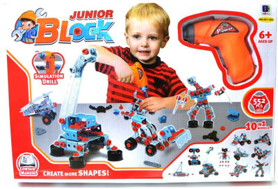 

Bubble Hut Builder Junior Block Mechanical Game Set For Kids(Multicolor)