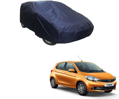 Furious3D Car Cover For Tata Tiago (Without Mirror Pockets)(Blue)