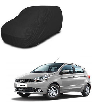 Furious3D Car Cover For Tata Tiago (Without Mirror Pockets)(Black)