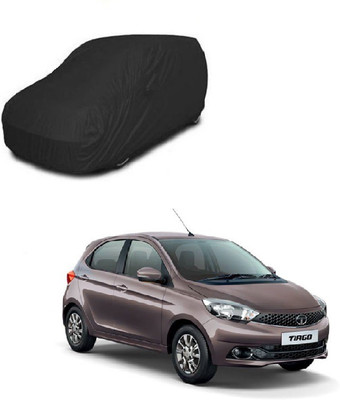 Furious3D Car Cover For Tata Tiago (Without Mirror Pockets)(Black)