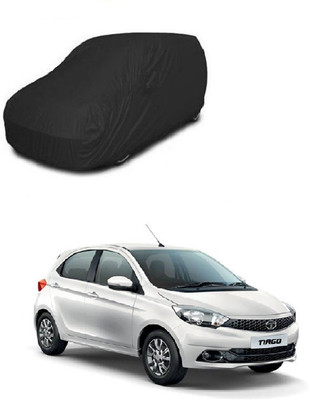 Furious3D Car Cover For Tata Tiago (Without Mirror Pockets)(Black)