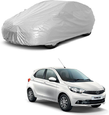 Furious3D Car Cover For Tata Tiago (Without Mirror Pockets)(Silver)