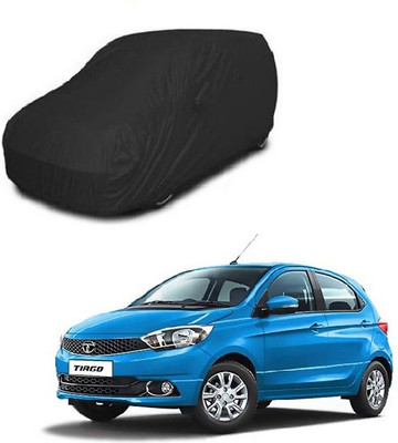 Furious3D Car Cover For Tata Tiago (Without Mirror Pockets)(Black)