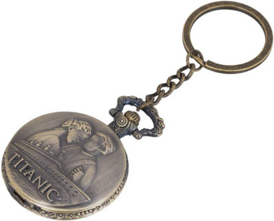 

MGP Fashion titanic antique watch Key Chain(Gold)
