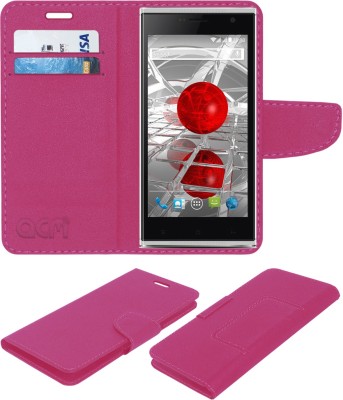 ACM Flip Cover for Karbonn Titanium Dazzle 3 S204(Pink, Cases with Holder, Pack of: 1)