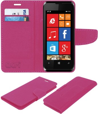 ACM Flip Cover for Karbonn Titanium Wind W4(Pink, Cases with Holder, Pack of: 1)