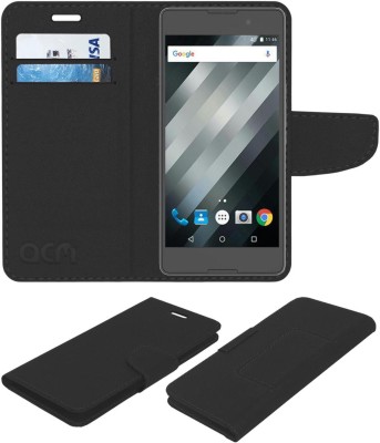 ACM Flip Cover for Yu Yureka S(Black, Cases with Holder, Pack of: 1)