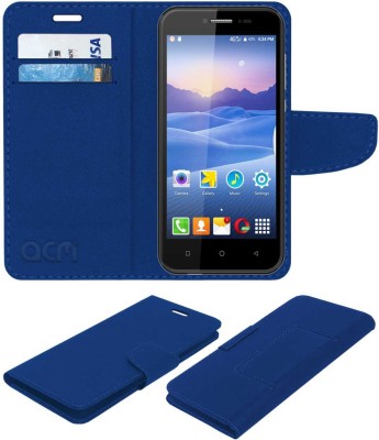 ACM Flip Cover for Videocon Krypton 22 4g(Blue, Cases with Holder, Pack of: 1)