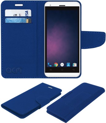 ACM Flip Cover for Celkon 2gb Star(Blue, Cases with Holder, Pack of: 1)