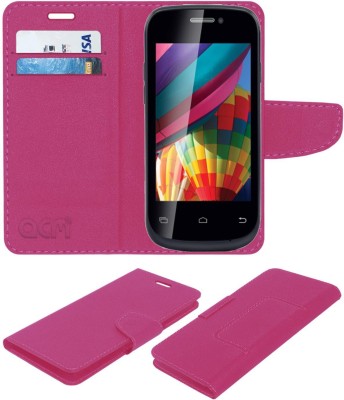 ACM Flip Cover for Iball Andi 3.5kke Winner(Pink, Cases with Holder, Pack of: 1)