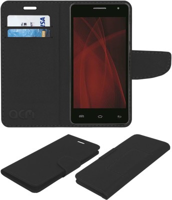 ACM Flip Cover for Iball Andi 5f Infinito(Black, Cases with Holder, Pack of: 1)