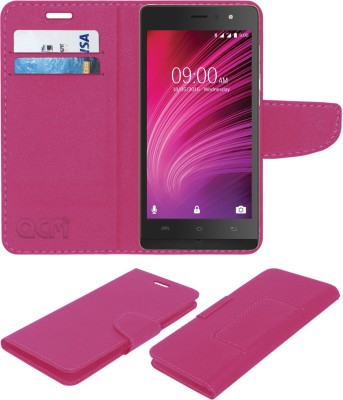 ACM Flip Cover for Lava A97 4g(Pink, Cases with Holder, Pack of: 1)