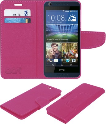 ACM Flip Cover for Htc Desire 626g+ Plus(Pink, Cases with Holder, Pack of: 1)