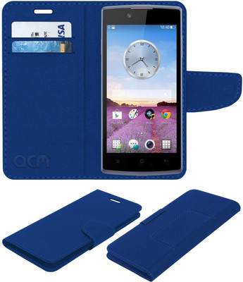 ACM Flip Cover for Oppo Neo 3 R831k(Blue, Cases with Holder, Pack of: 1)