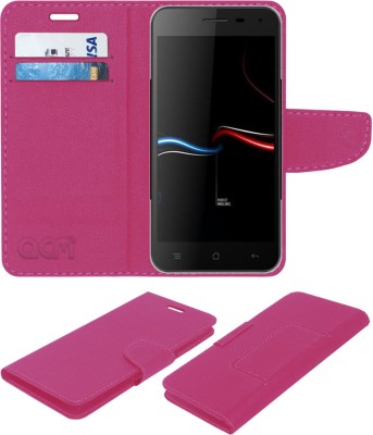 ACM Flip Cover for Karbonn Titanium S11(Pink, Cases with Holder, Pack of: 1)