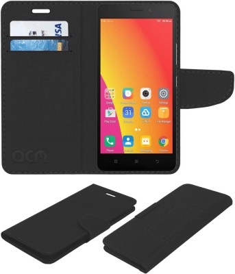 ACM Flip Cover for Lenovo A7700(Black, Cases with Holder, Pack of: 1)