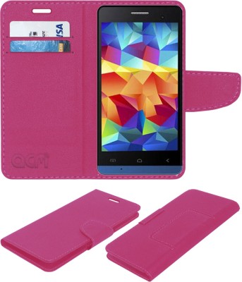 ACM Flip Cover for Karbonn Titanium A60(Pink, Cases with Holder, Pack of: 1)