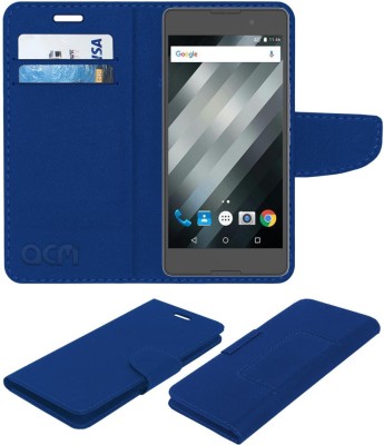ACM Flip Cover for Yu Yureka S(Blue, Cases with Holder, Pack of: 1)
