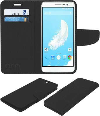 ACM Flip Cover for Lava Iris Fuel F1(Black, Cases with Holder, Pack of: 1)