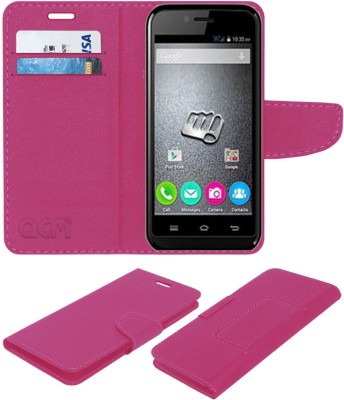 ACM Flip Cover for Micromax Bolt S301(Pink, Cases with Holder, Pack of: 1)
