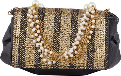 

TARUSA Casual Black Clutch