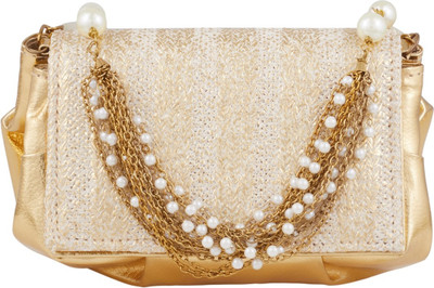 

TARUSA Casual Gold Clutch