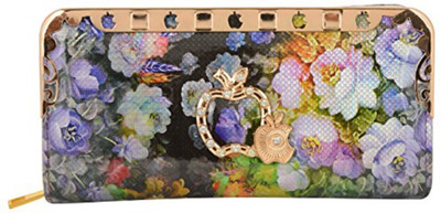 

La Fleur Casual Green Clutch