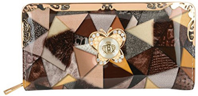 

La Fleur Casual Brown Clutch