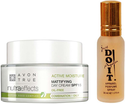 

Avon Anew Nutraeffects Mattifying Day Cream 50g (27599) with one do it perfume 30 ml(Set of 2)