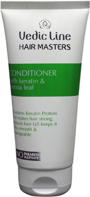 

Vedic Line Hair Master Conditioner with Keratin & Henna Leaf(200 ml)