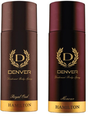 

Denver Deodorant Body Spray 165ML Each Combo (Pack of 2) Deodorant Spray - For Men & Women(330 ml, Pack of 2)