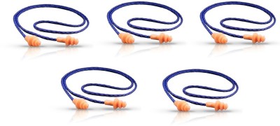 3M Corded Foam Reusable Ear Plug(Orange)