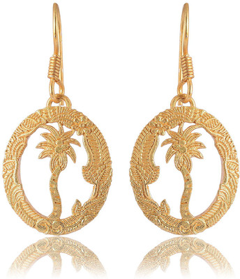 fashionforsure Fashion For Sure Gold Brass Dangle & Drop Earrings for Women (E276) Silver Drops & Danglers