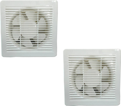

Extra Power 8inch 6 Blade Ventilation Exhaust Fan (White,Black) 6 Blade Exhaust Fan(white, Pack of 1), Multicolor;white