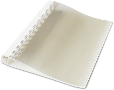 Namibind Plastic Thermal Binding Machine(Set Of 10, Off White)