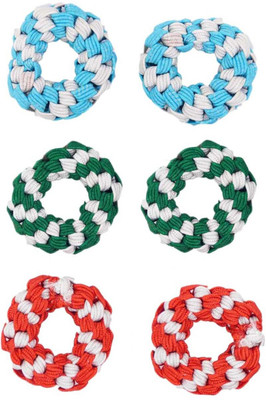 

One Personal Care Princess Colorful Designer Fabric Scrunchies Casual Wear SQ-549-03 Hair Accessory Set, Rubber Band(Orange, Blue, Green)