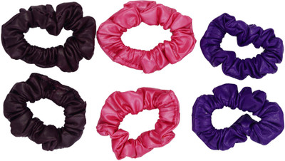 

One Personal Care Princess Colorful Designer Fabric Scrunchies Casual Wear SQ-558-02 Rubber Band, Hair Accessory Set(Multicolor, Purple, Pink, Blue)