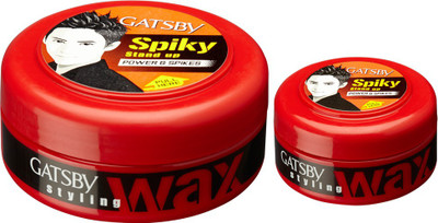 

Gatsby Hair Styling Wax Power & Spikes (75g + 25g) - Home & Travel Pack Wax(100 g)