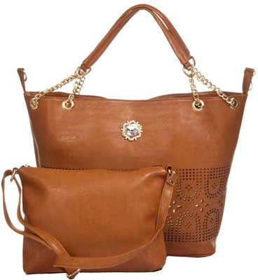 

Aliado Hand-held Bag(Brown)