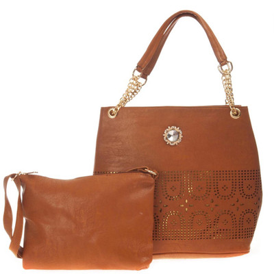 

Aliado Hand-held Bag(Brown)