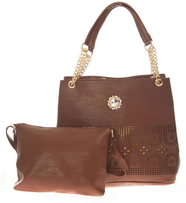 

Aliado Hand-held Bag(Brown)