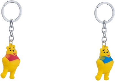 

Shubheksha Pooh Cartoon Pair of 2 Key Chain