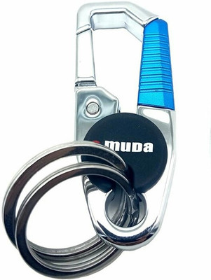 

Shubheksha Omuda 3747 Silver-Blue Metallic Locking Premium Key Chain