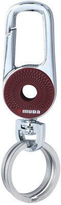 

Shubheksha Omuda 3709 Silver-Maroon Metallic Locking Premium Key Chain