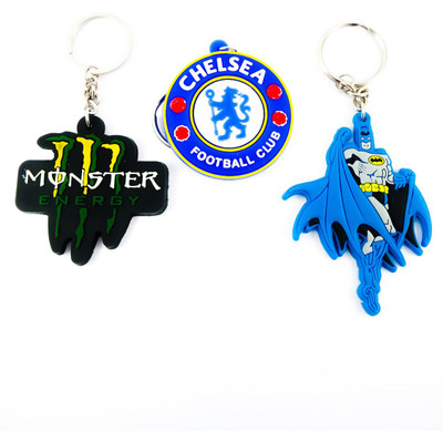 

Shoptop Combo keychain pack of 3 ( Chelsea, Monster and Batman) Key Chain