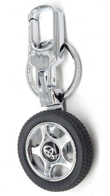 

Faynci Premium Quality Toyota Spinning Tyre Rotary Wheel Locking Metal Prestigious Toyota lover Keychain Key Chain