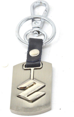 

Faynci Premium Quality Swinging Suzuki Logo Keychain with Chrome Metal Locking Key chain Key Chain