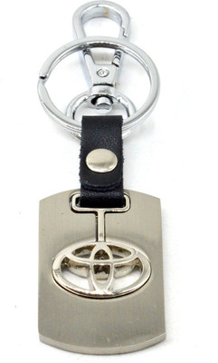 

Faynci Premium Quality Swinging Toyota Logo Keychain with Chrome Metal Locking Key chain Key Chain